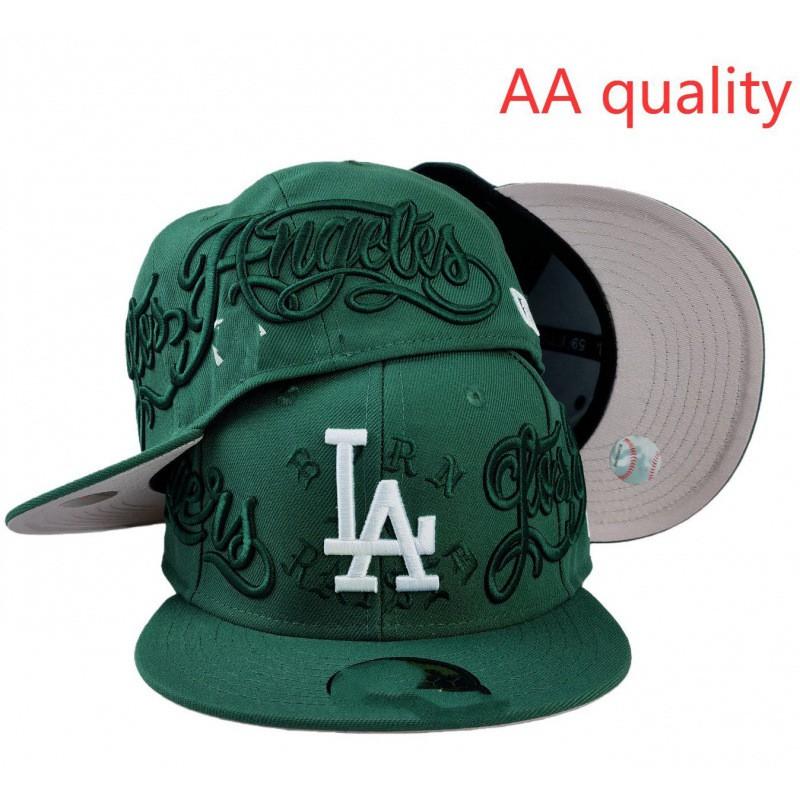 Unisex Embroidered AA Baseball Cap Flat Brim Street Style Adjustable Snapback Hat Men Women