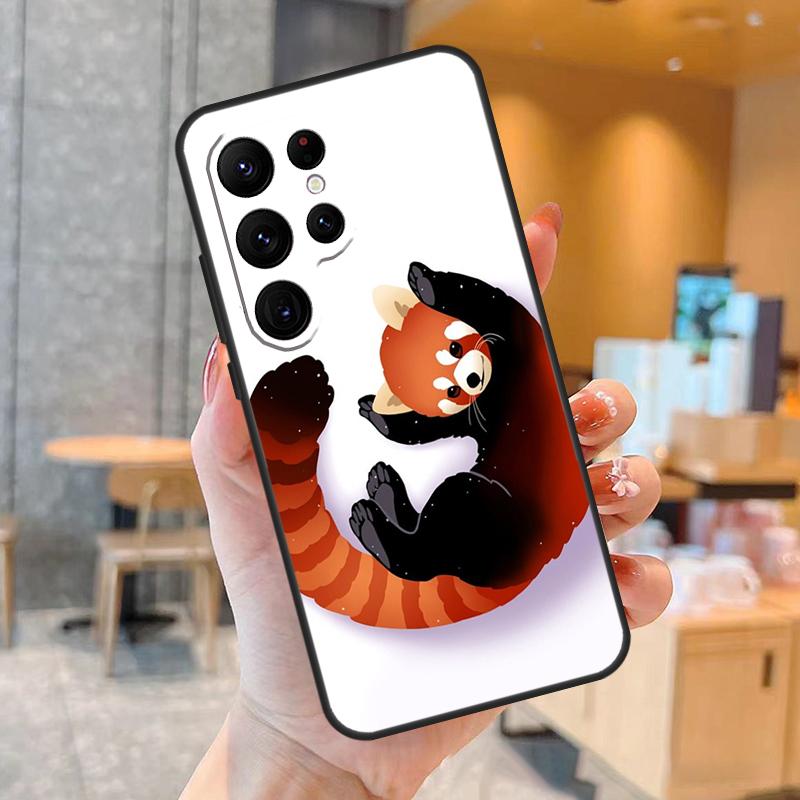 

Red Panda Cute Animal For Samsung Galaxy S20 FE S21 FE S22 S23 Ultra S8 S9 S10 Plus Note 20 Ultra Phone Case Galaxy S22Ultra