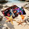 Custom Name Personalized Ghostbusters Print Beach Towel, for Trip Camping Beach Party Home Decor, Birthday Gift for Family & Friends