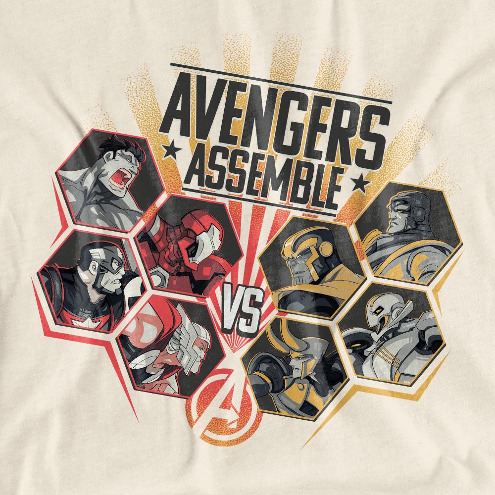 Avengers Unisex Adult Vs Villains T-Shirt