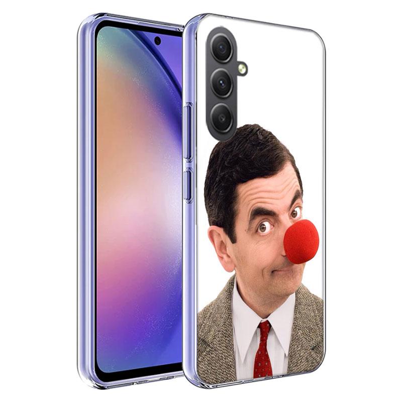 Funny Mr B-BeanS Phone Case for Samsung A16 A26 A36 A56 A17 A37 A57 A07 A06 A02S A03 A04S A05S Galaxy Note 20 10 A50S A71 A51 A3