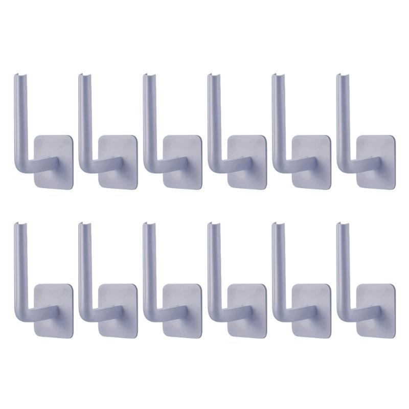 652F Strong Adhesive Hat Racks Organizers Baseball Caps Holders L-Shape Hat Hangers