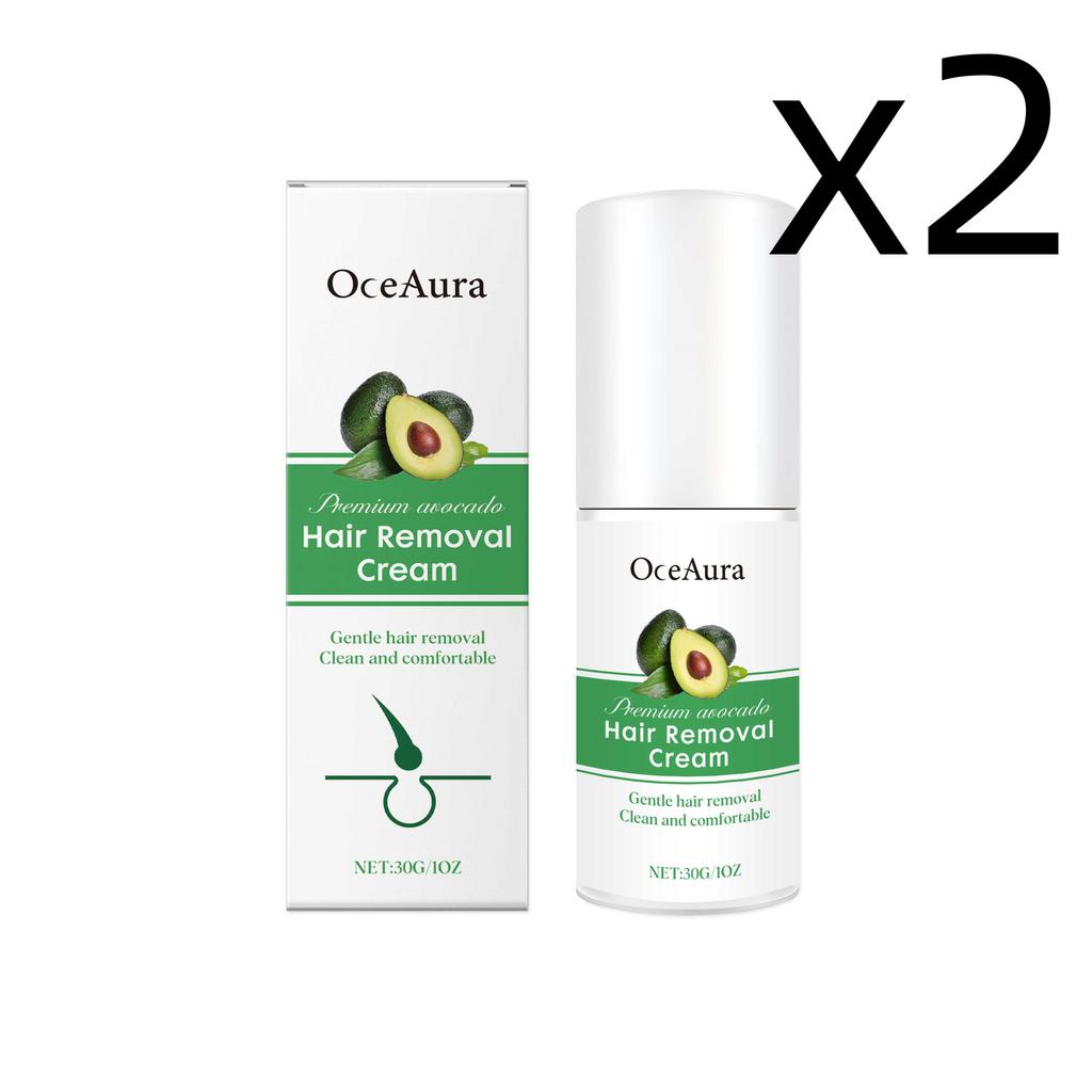 Avocado Gentle Efficient Hair Removal Cream Soften Slow down Hair Growth Shrink Pore Smooth Skin Rapid Painless Hair Removal Gel