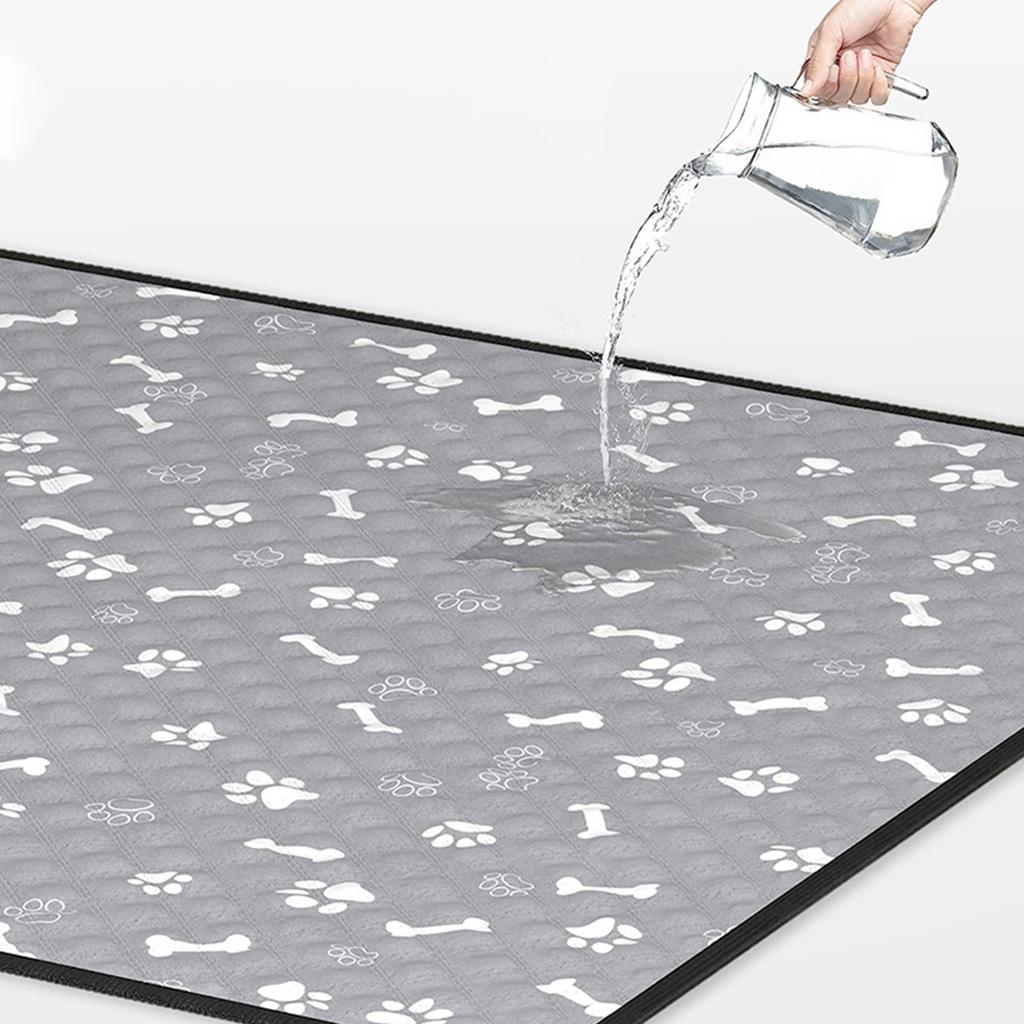 Reusable Washable Pet Pee Pad Waterproof Absorbent Training Mat for Dogs and Cats Multi-Layer Leak Proof Pet Toilet Mat