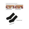 (Grey Plus Size) Extra-Wide Diabetic Socks for Swollen Feet Hospital-Grade Non-Binding and Grip-Friendly for Men and Women