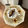 1PC Bee HoneycombAutomatic Open/Close Umbrella with Windproof, 8-Rib Sturdy Canopy, Durable Ribs, Fashionable Design, Outdoor Accessory, Fun Prin, Hol