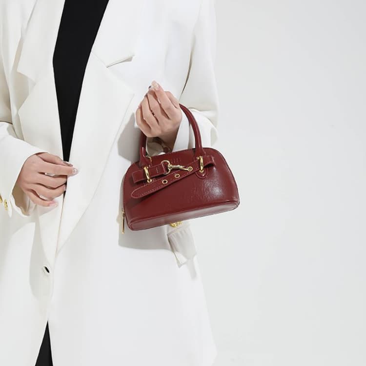 Mini-Muscheltasche Damen tragbare Umhängetasche