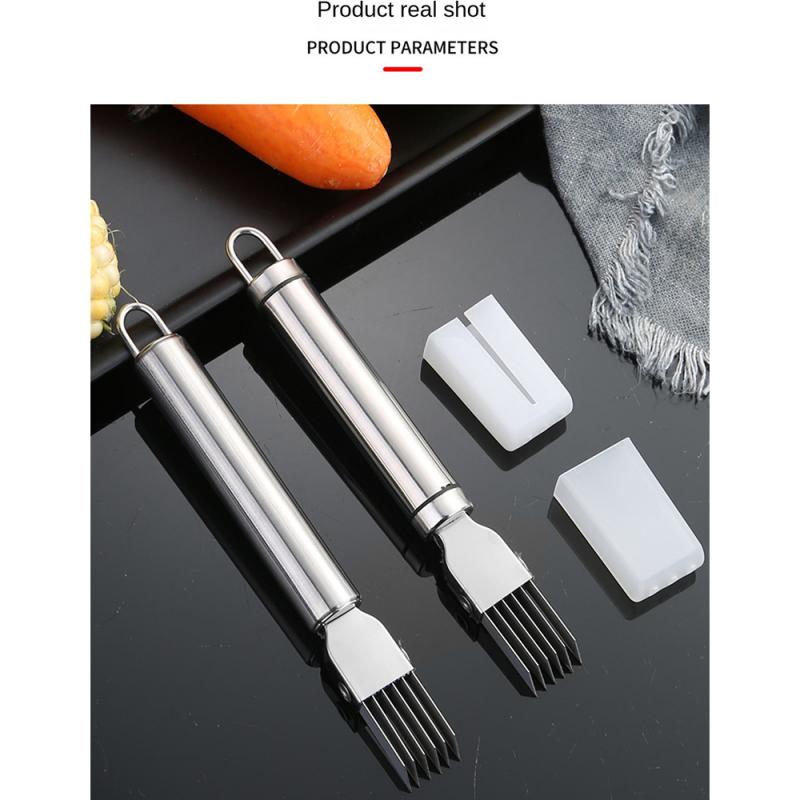 Onion Garlic Tomato Chili Shredder Grater Stainless Steel Chopped Green Onion Knife Onion Knife Kitchen Tool Multifunctional