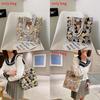 Cute Cartoon Cat Pattern Women Casual Large Capacity Canvas Bag For Daily Use And Street Fashion