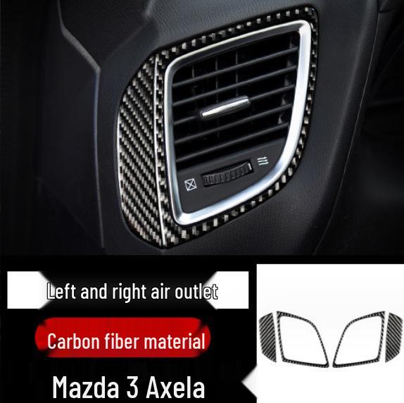 Mazda 3 Axela Carbon Fiber A/C Vent Trim Panel