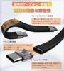 Flex to Short Cable Flat High Speed Data Transfer 20Gbps High Speed PD Charging 100W USBC USBC to Flat Cable Compatible with Thunderbolt 3 4 Ezo®