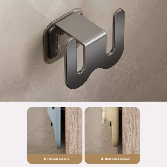 Trockengestell ohne Bohrlöcher Rutschfest Wasserdicht Badezimmer Hausschuhe Halter Schnelle Installation