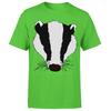 Badger Animal Face Ani Mates Unisexs Funny Novelty TShirt OrP1A2