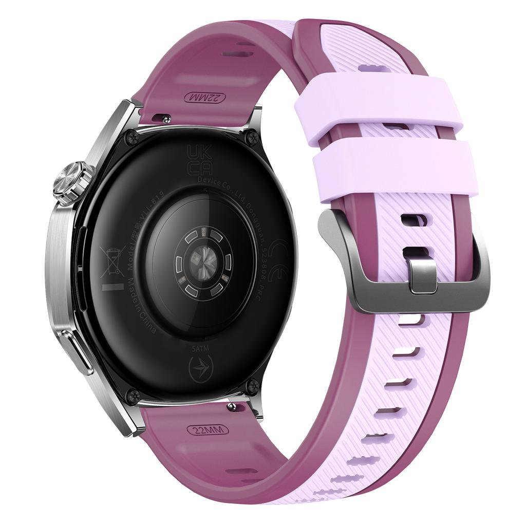 22-мм твіловий ремінець для годинника Huawei Watch GT 6/5/5 Pro/4 46 мм, двоколірний силіконовий ремінець, швидке зняття