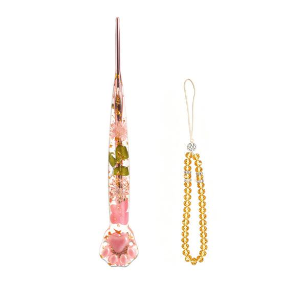 Floral Resin Crochet Hook Dried Flower Clear Handle Crochet Hook 1 Pc