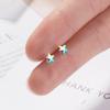 Lekani Embellished With Crystals Stud Earrings Women Star Earrings Austrian Rhinestone  Tone EarringTrendy Stud