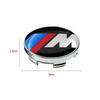 For BMW M E34 E36 E60 E90 E46 F10 F20 F30 X5 X6 X1 M3 M5 M6 X5M X3M E71 4pcs 60mm Car Wheel Center Hub Cap Rim Cover Emblem Stickers