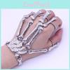 Pulseira Corrente de Mão de Esqueleto para Halloween com Joias de Liga Estilo Punk para Mulheres