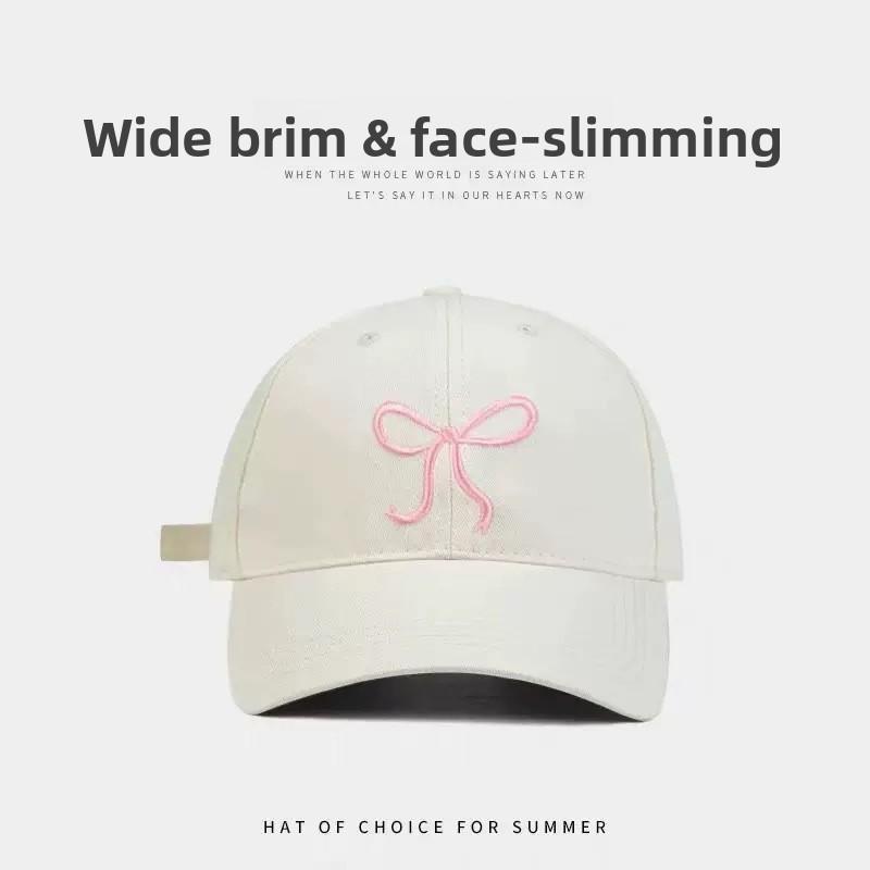 Embroidered Bear Baseball Cap With Wide Brim Adjustable Sun Protection For Casual Men Women Style A