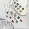 92 Buccellati Chrome Hearts Cross High-End DIY Press-On Nail Accessories with Zircon Nail Art Jewelry