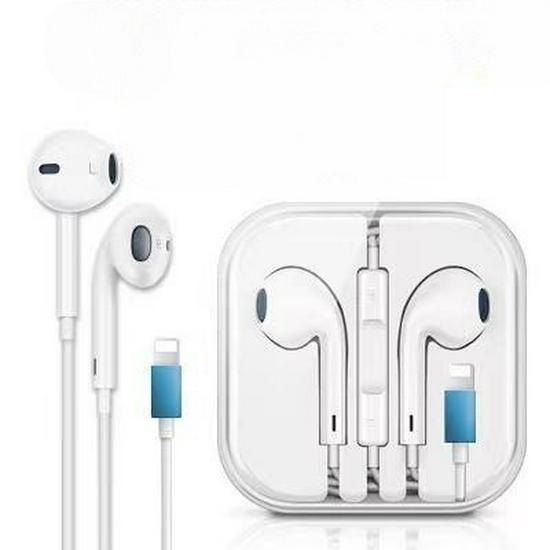 

Наушники-вкладыши Lightning для iPhone 7-14 Pro с Bluetooth и возможностью проводного подключения