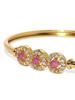 Gold Plated Cubic Zirconia Studded Kada For Women