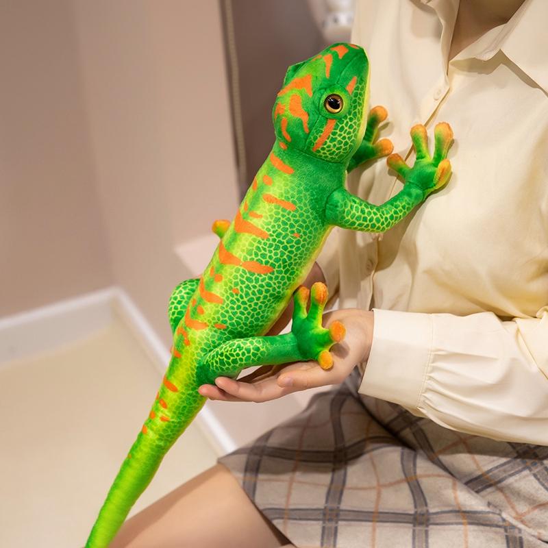 Simulierte Gecko-Puppe Kreatives Lebensechtes Chamäleon Plüschtier Kreatives Jungenkissen Stoffpuppe Geburtstagsgeschenk Stoffpuppe