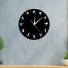 Kung Fu Wall Clock Decor Modern Practical Creative Gift Silent Acrylic Decorative Round Hanging