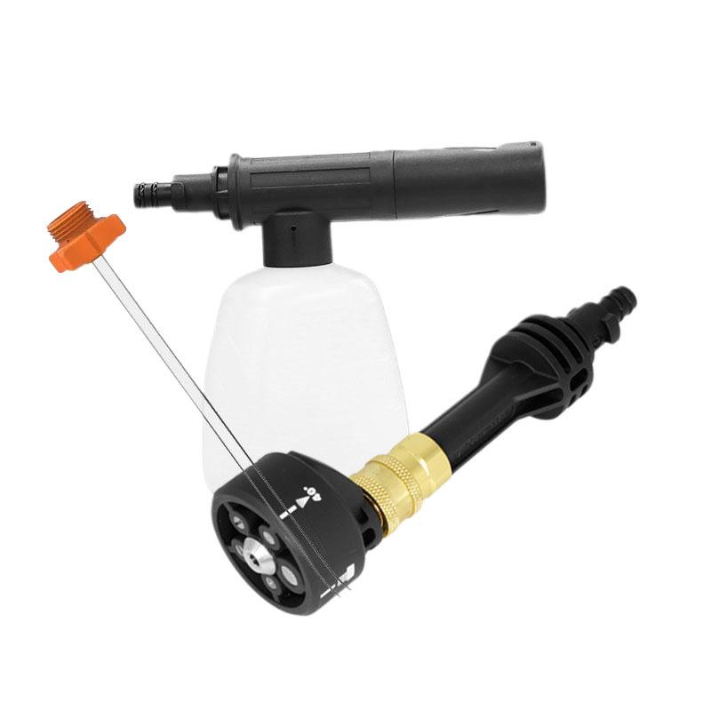 Worx WG629/620/630 Car Washer Kit: Nozzle, Soap Bottle, Long & Short Wands, Angled Adapter