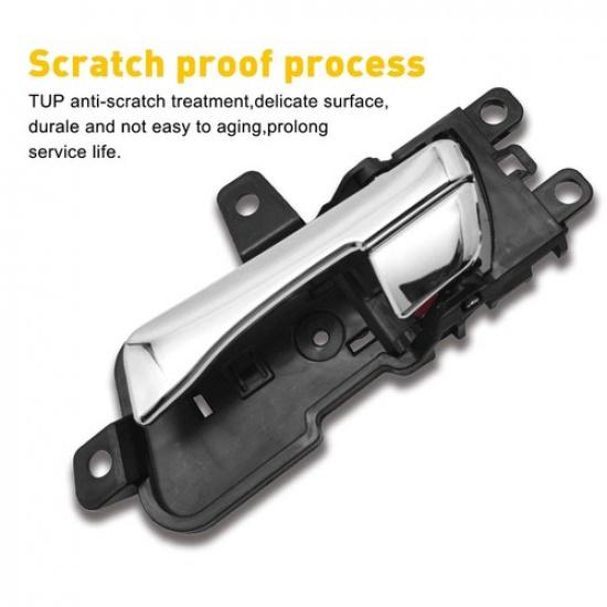 Chrome Left LH Interior Door Handle For # 2011-2015 Sonata Accessories Hyundai