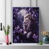 Lion Pattern  3pcs 100% Round Full Drill 5D DIY Diamond Painting Embroidery Cross Stitch Rhinestone Décor