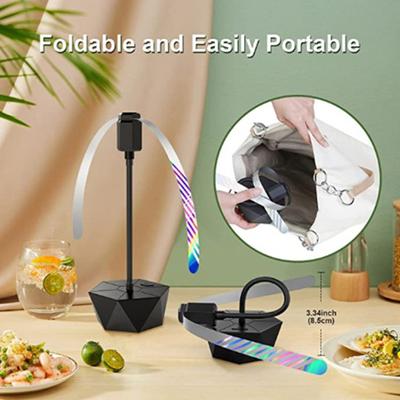 Wiatrak na muchy stołowy odstraszacz much przenośny obrót o 360 stopni USB/bateria
