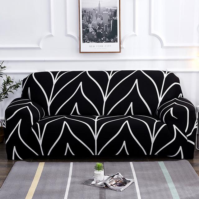 1 /2 /3 /4 Seater Printing Elastic Living Sofa Covers Used For Living Room Area Sofa Cover Corner Couch Cover Slipcover Armchair Protector Decorate