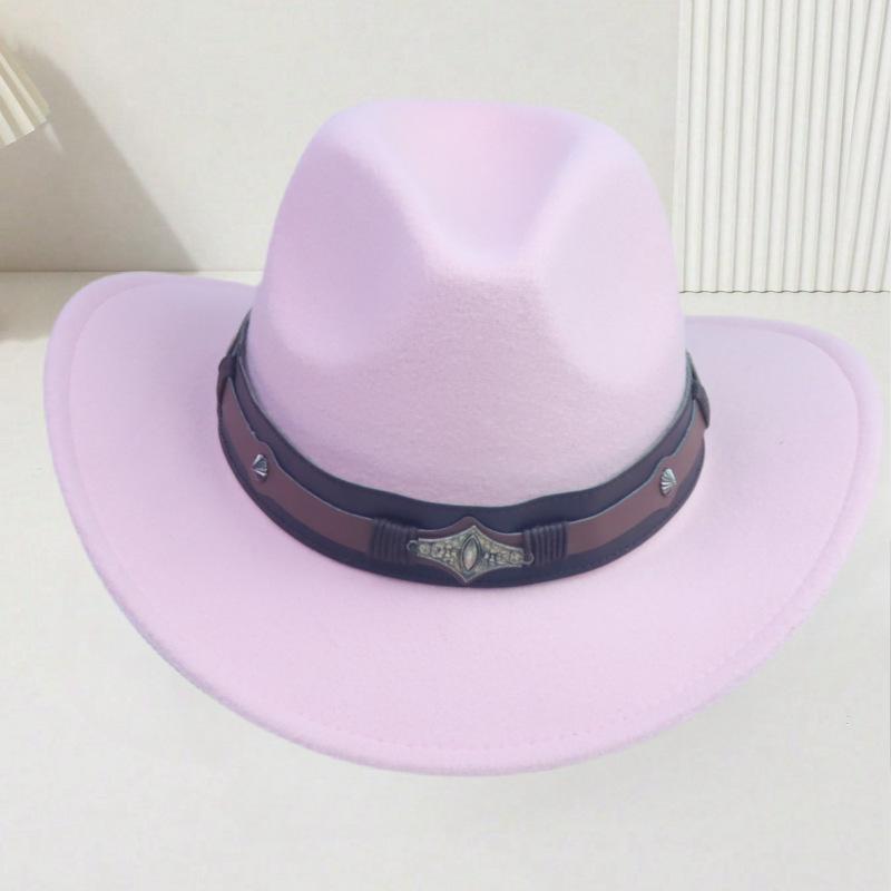 Tibetan western cowboy top hat new ethnic style hot sale men's and women's casual top hat party jazz hat