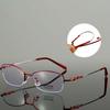 Titanium Zinc Zinc Alloy Elderly Reading Glasses Elastic Plain Eyewear Decorative Anti Blu-ray Eyewear  Women