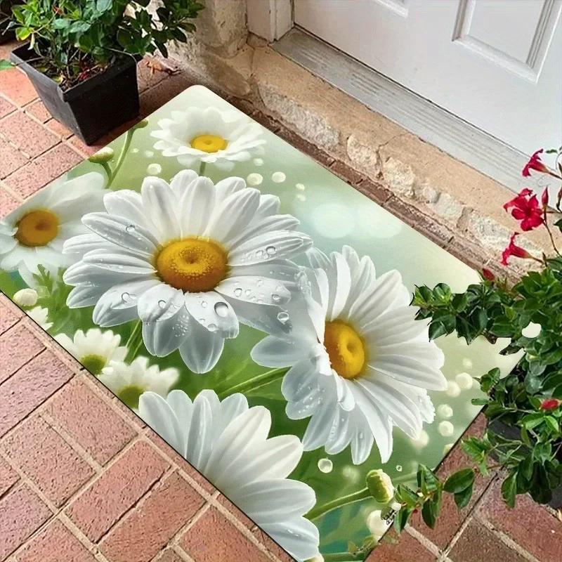 1PC Cute Dachshund Door Mats Kitchen Rugs Non-Slip Pop Arts Design Living Room Rugs Bath Mat Carpet for Home Sink Laundry Decor