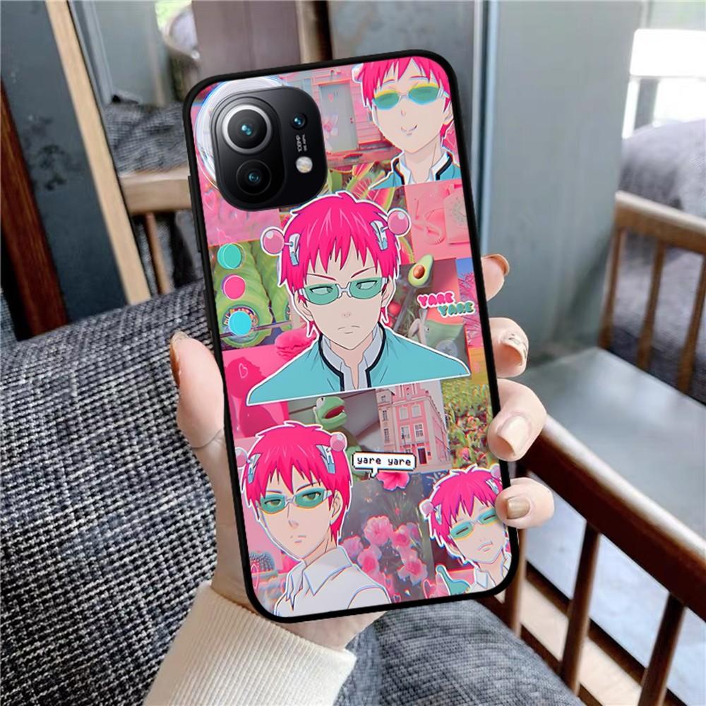 

Чехол для телефона Saiki Kusuo No Psi Nan для Xiaomi Mi 5X 8 9 10 11 12 Lite Pro 10T PocoX3pro PocoM3 Note 10 Pro Lite Xiaomi Mi 9