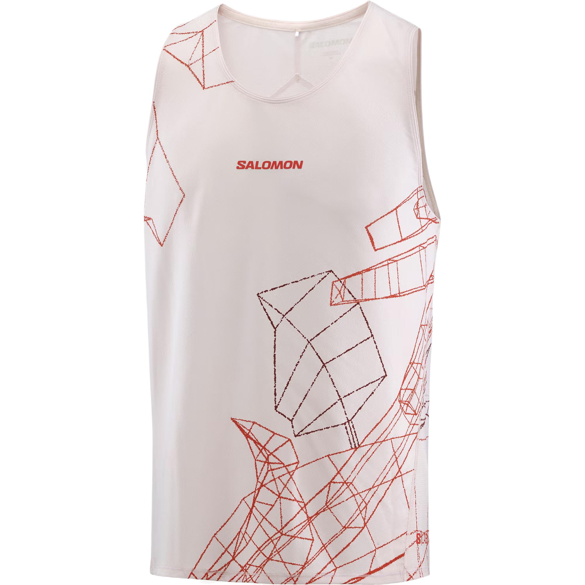 

Salomon S/Lab Speed Sleeveless Round Neck Running Vest Men tops C28316 S