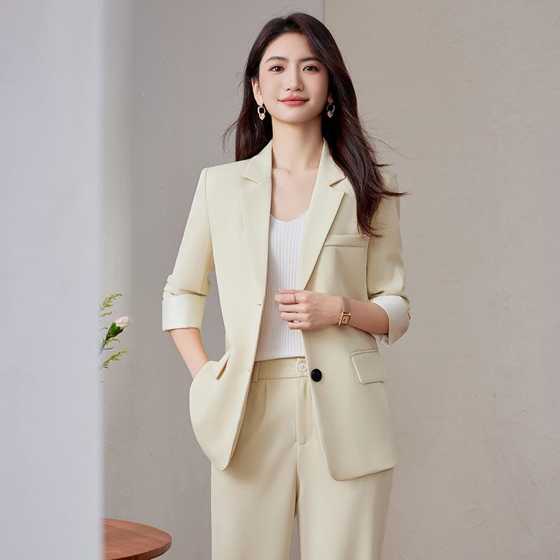 Women's 2025 Professional Temperament Blazer Set - New Spring & Autumn High-End Workwear Style