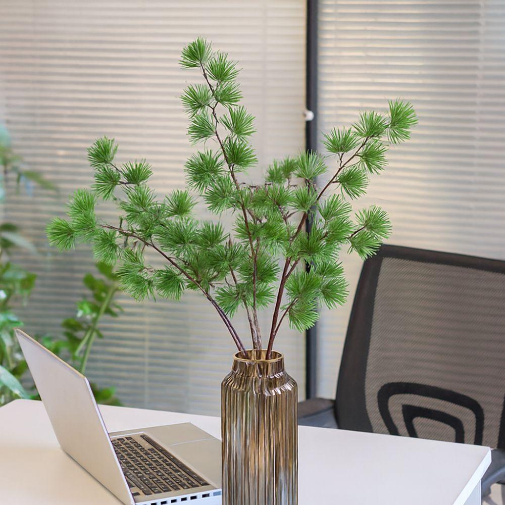 60 CM Branche de Pin Artificielle Luxe Réaliste Simulation Plante Pin Plastique Arbres de Pin Décoratifs Plantes Décoration de Bureau