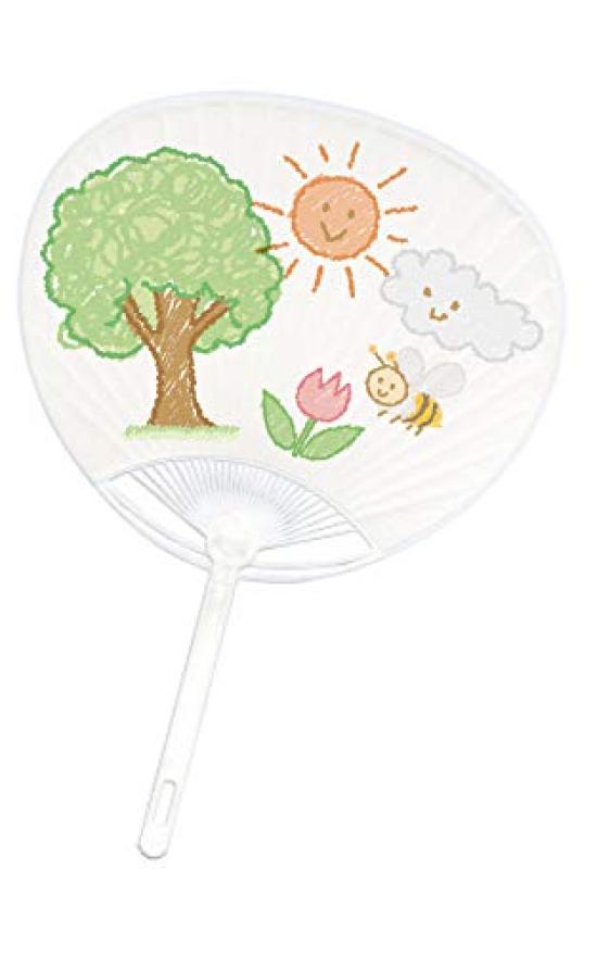 Handmade Fan Set G [5-Pack] Sticker-Style (Standard Size)