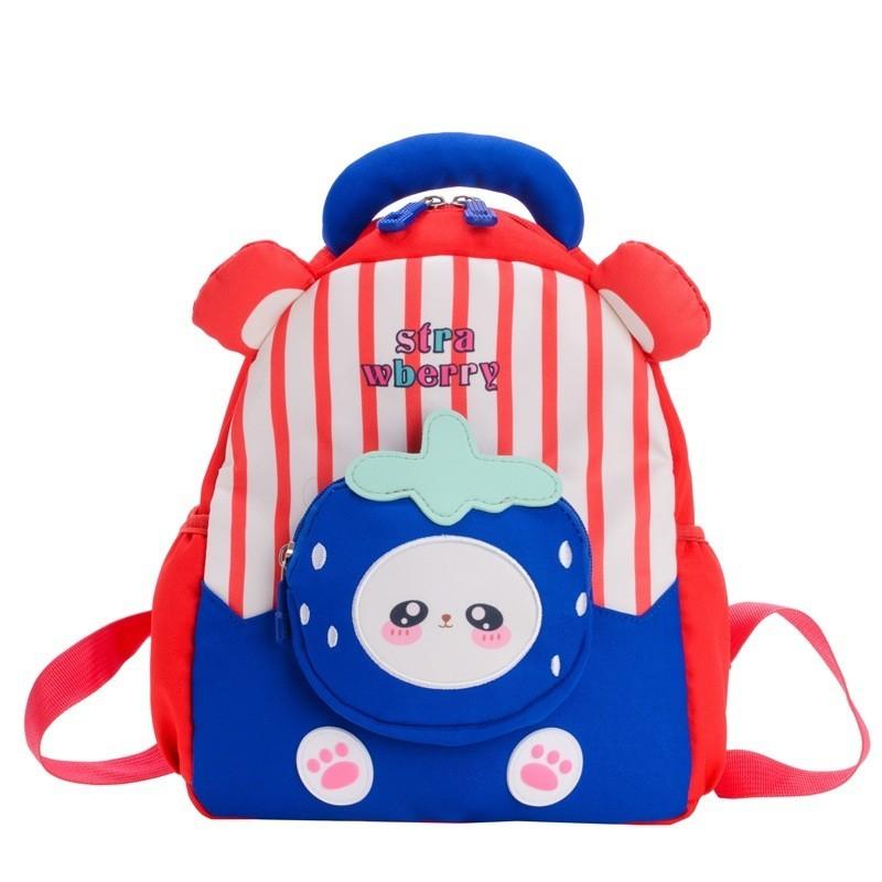 Adorable Stylish Kids Backpack In Red Pink Green Or Purple For Preschool Fun