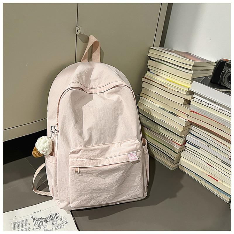 The new schoolbag is high-value, fresh and sweet, candy-colored backpack, lightweight and large-capacity backpack for junior high school students.