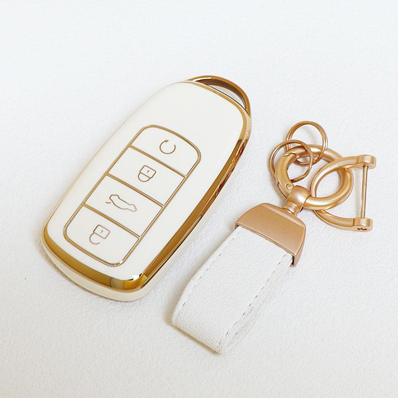 Tpu Car Key Case Cover For Chery 8-Plus 8 Pro 7 Pro Arrizo 5-Plus Auto Shell Fob Holder Keyless Protector Accessories