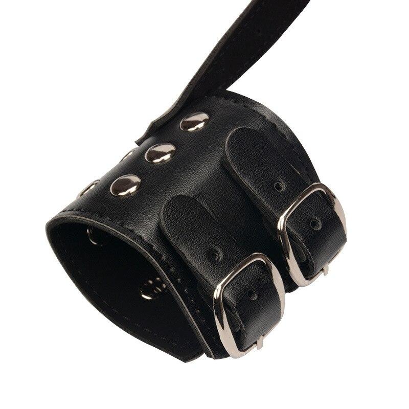 Men Bondage Leather Sexy Clothes Armor Penis Ring Fetish BDSM Slave Femdom Cosplay for Sex Costume