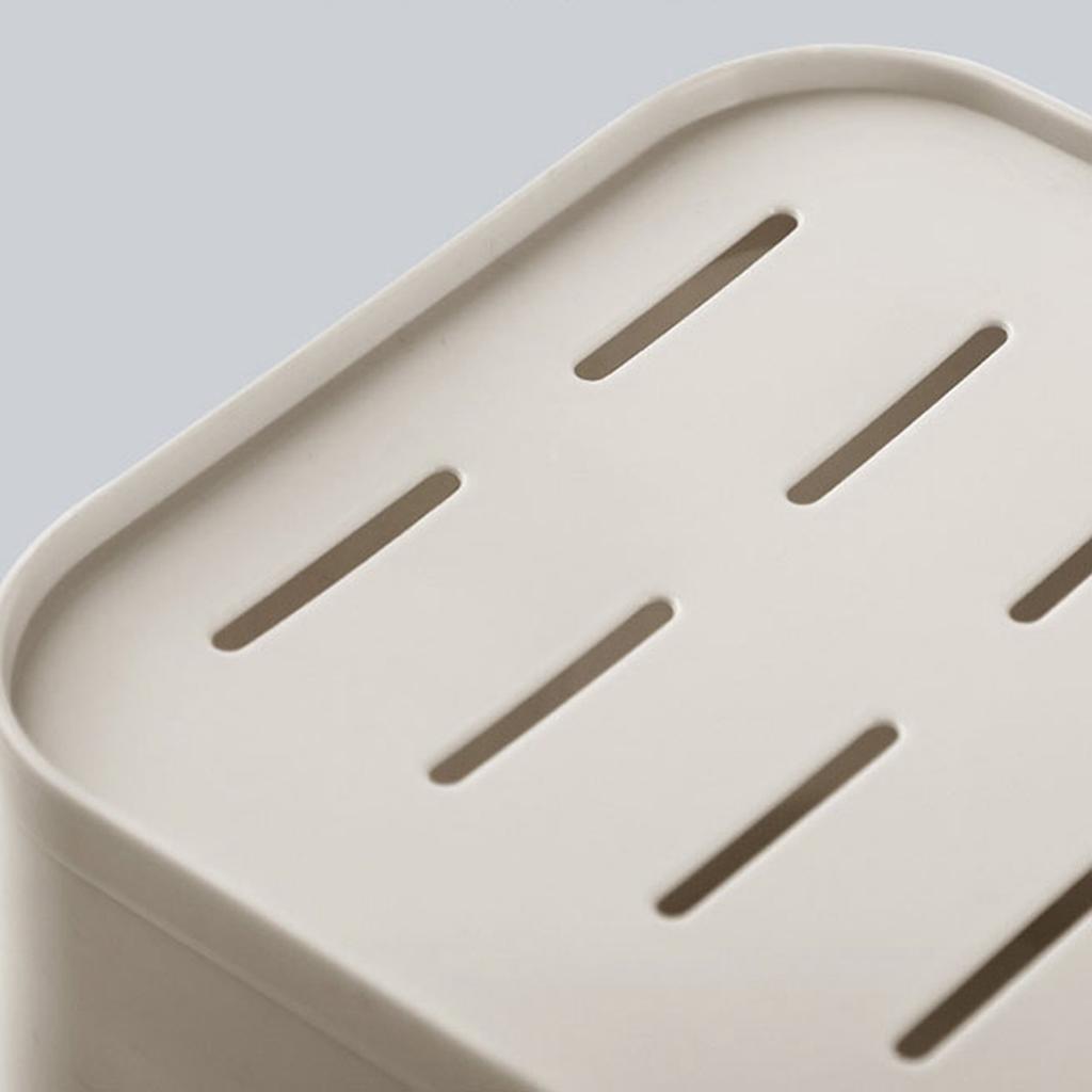 Bathroom Storage Basket Plastic Handheld Large Capacity Draining Thickened Heightened Square Toiletr