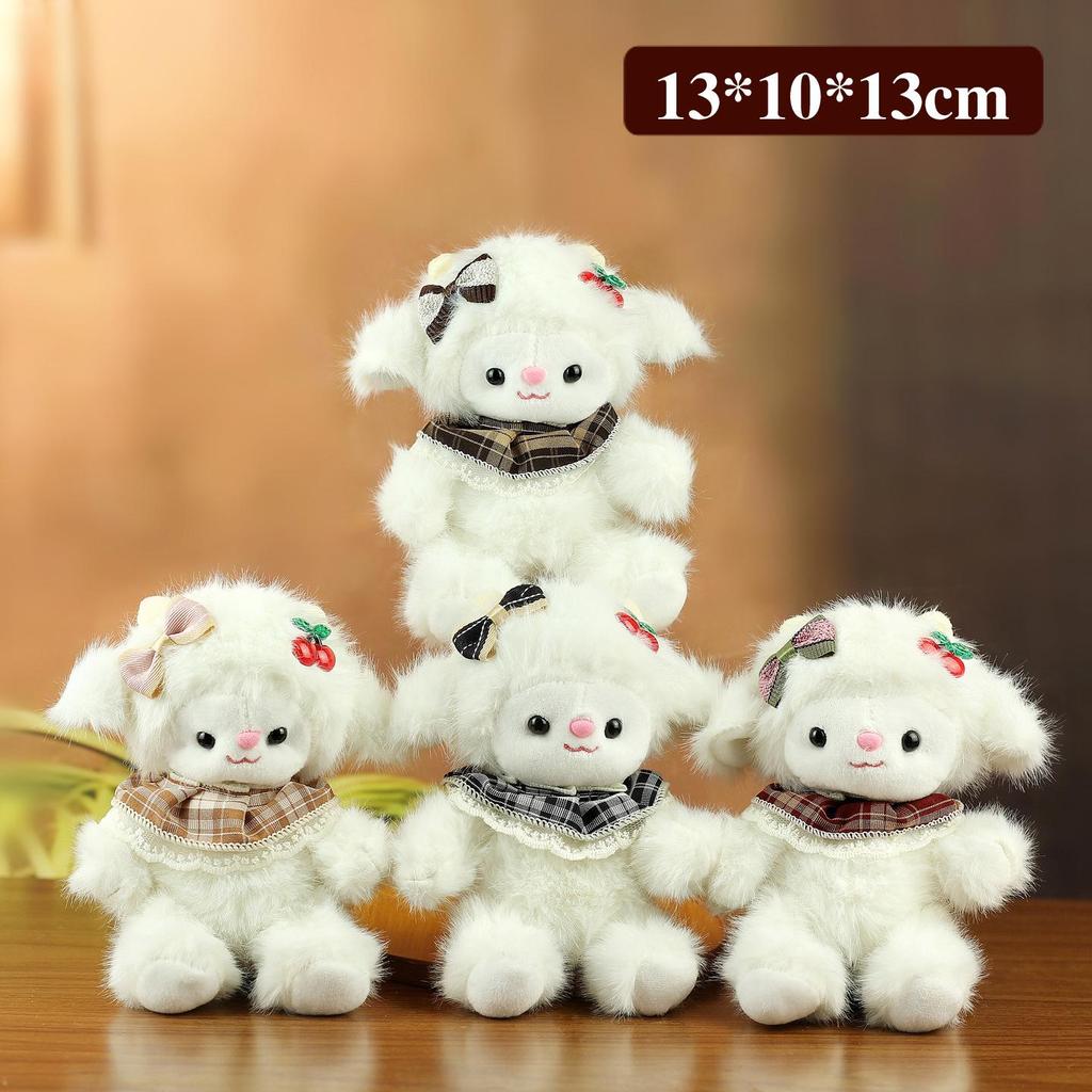 Adorable Little Sheep Plush Toy Keychain Pendant