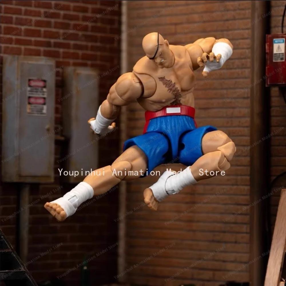 1/12 Jada Toys Blanka Sagat Vega Street Fighter Wave 4 Anime Action Figure Collection Model Statue Doll Kid Toy Custom Gifts