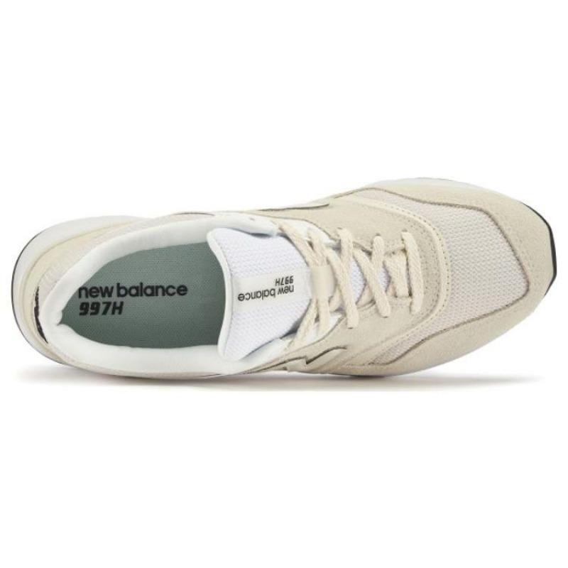 New Balance 997H Women Simple Versatile Synthetic Leather Fabric Mid Top Casual Running Shoes Beige CW997HTJ