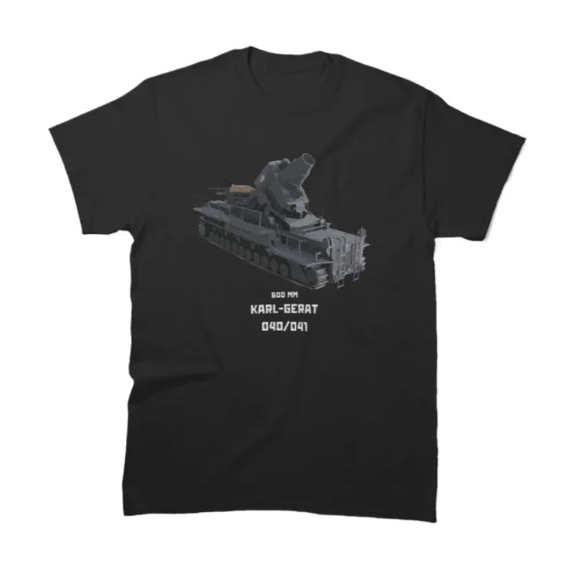

KarlGerät WWII German Selfpropelled Siege Mortar TShirt New 100 Cotton ONeck Summer Short Sleeve Casual Mens Tshirt S